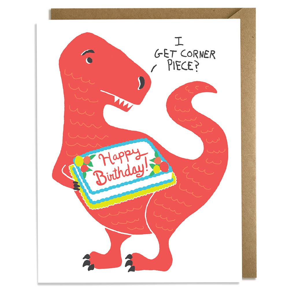 Dinosaur Birthday Corner Piece