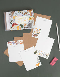 Flora & Fauna Flat Note Set