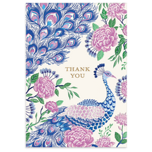 Load image into Gallery viewer, Peacock Thank You Boxed Notes
