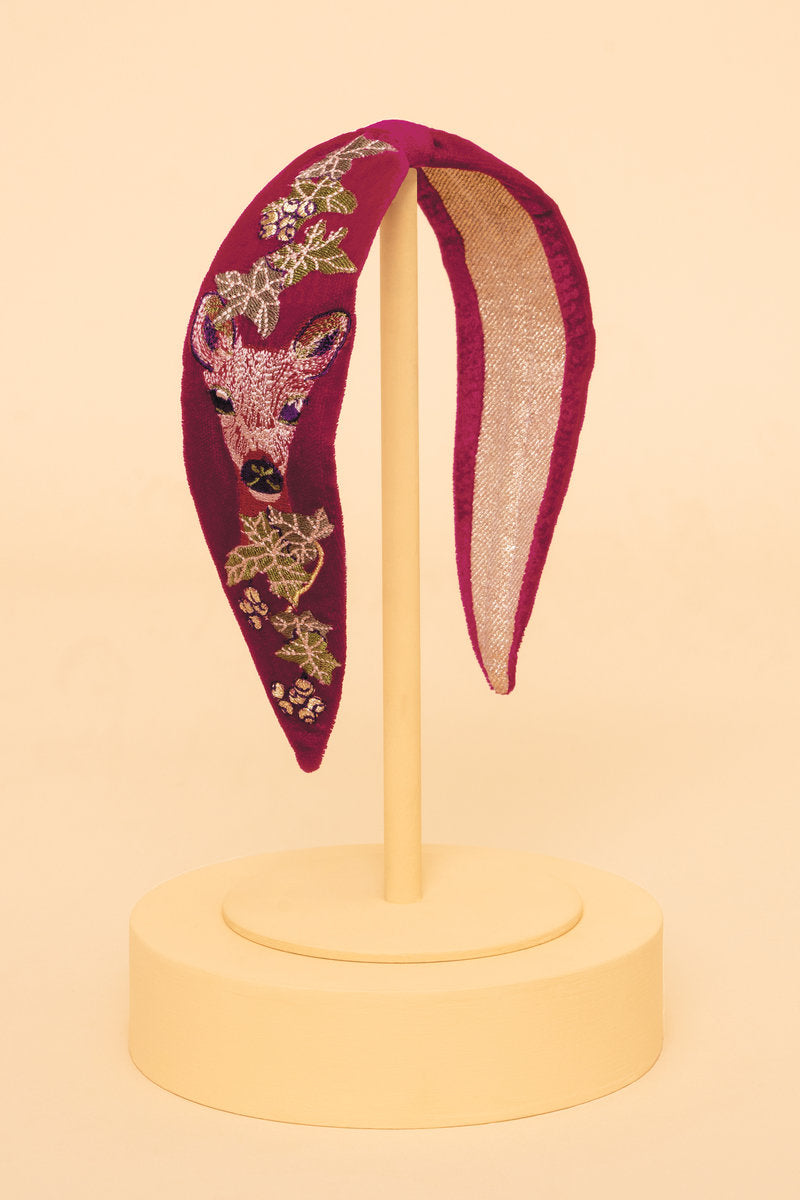 Fuschia Enchanted Evening Doe Headband