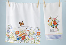 Load image into Gallery viewer, Spread Kindness Wildflowers Embellished Dishtowel
