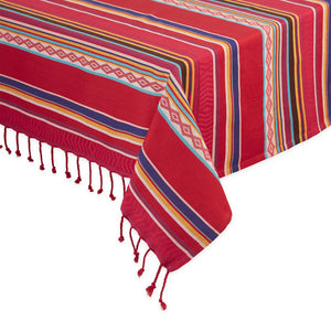 Baja Stripe Jacquard Tablecloth