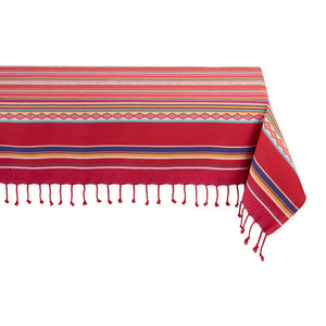 Baja Stripe Jacquard Tablecloth