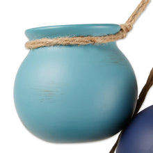 Load image into Gallery viewer, Blue Tones Dangling Mini Pots
