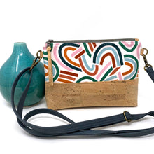 Load image into Gallery viewer, Sky Show Organic and Cork Mini Crossbody
