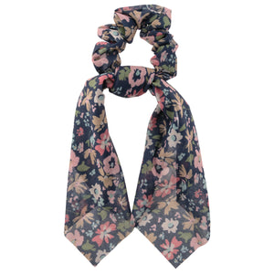 Floral Navy Hair Scarf