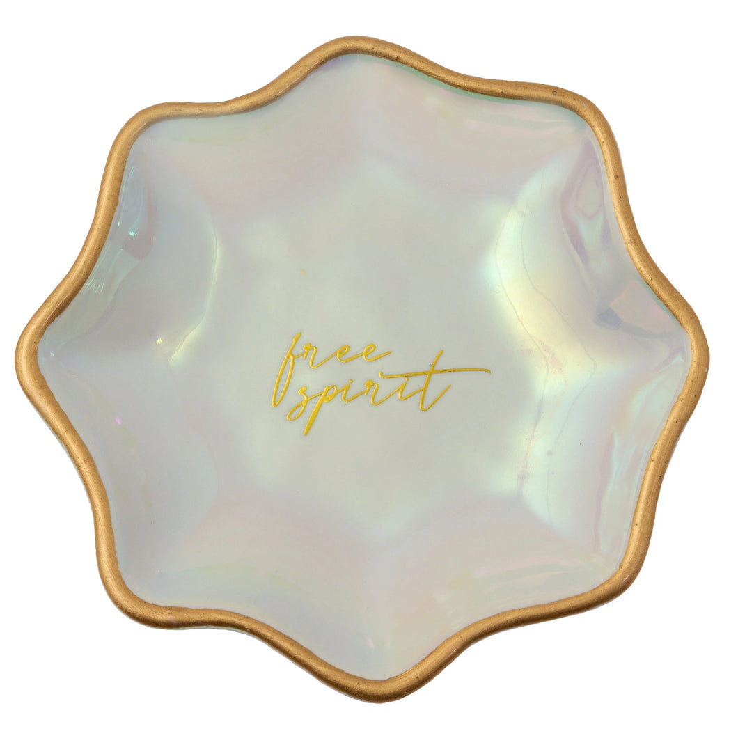 Iridescent Large Trinket Tray