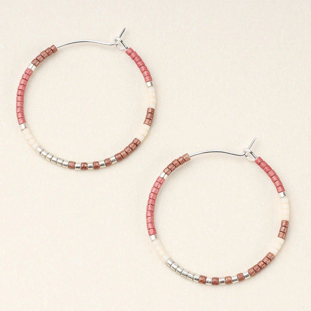 Chromacolor Miyuki Small Hoop Earrings