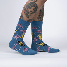 Load image into Gallery viewer, Petting in the Rain Women&#39;s Crew Socks
