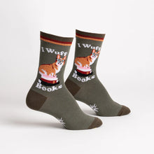 Load image into Gallery viewer, I Woof Books Women&#39;s Crew Socks
