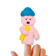 Load image into Gallery viewer, Felted Three Little Pigs &amp; Fox Finger Puppet Pack
