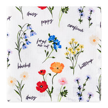 Load image into Gallery viewer, Floral Notes Printed Napkin
