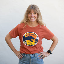 Load image into Gallery viewer, SBMNH Dino Patch Adult T-Shirt
