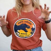 Load image into Gallery viewer, SBMNH Dino Patch Adult T-Shirt
