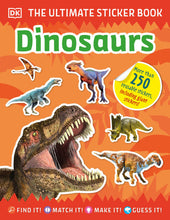 Load image into Gallery viewer, The Ultimate Sticker Book: Dinosaurs
