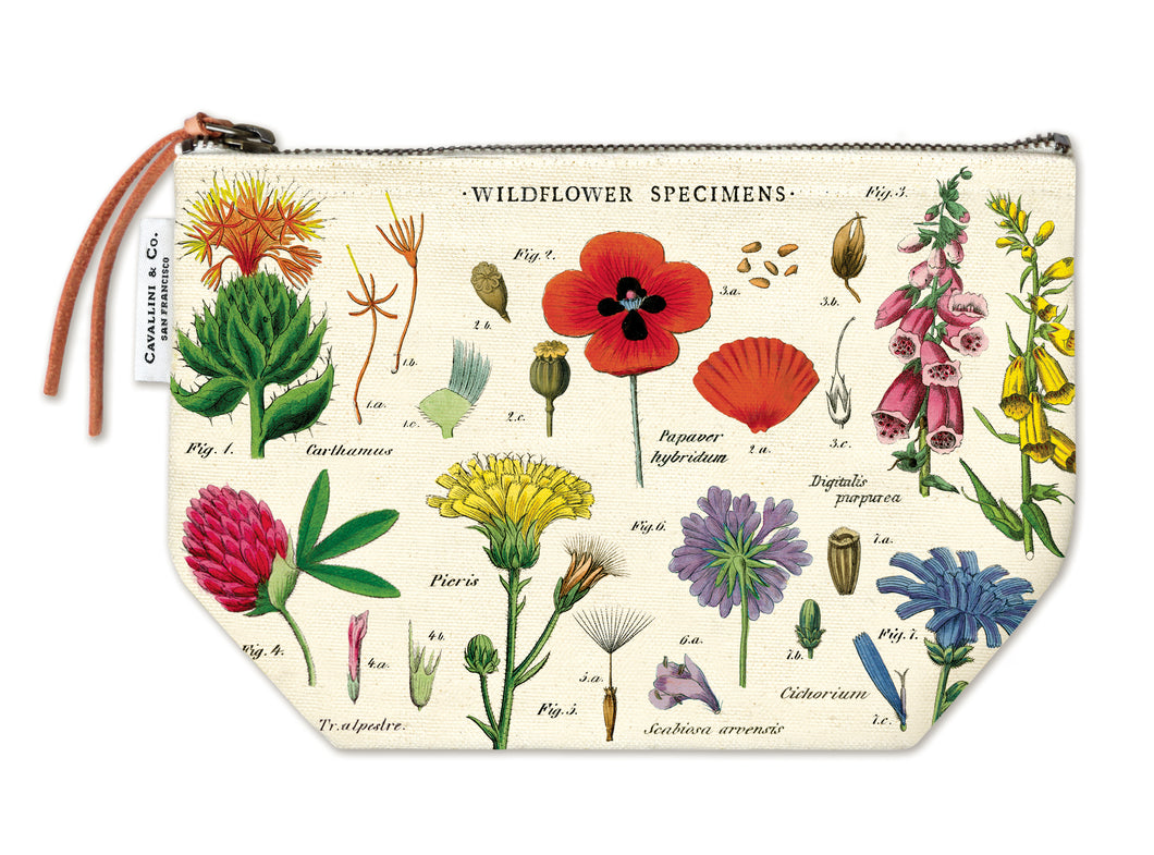 Wildflowers Vintage Pouch