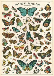 Butterfly Chart "Nos Bon Papillon" Wrap