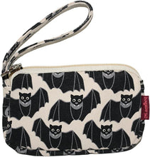 Load image into Gallery viewer, Bat Cotton Canvas Clutch Purse
