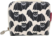 Load image into Gallery viewer, Bat Cotton Canvas Fold Wallet
