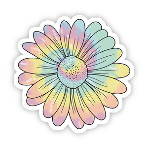 Tie Dye Daisy Aesthetic Sticker